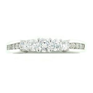 14K W Diamond Ring .50CTW