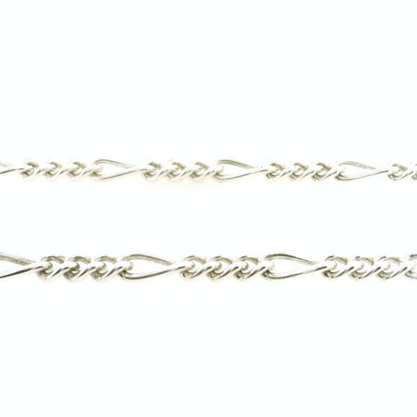 Sterling Silver Figaro Chain 24