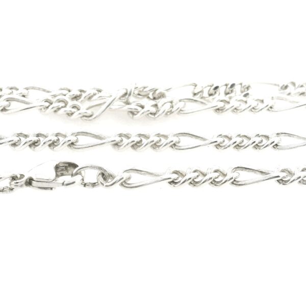 Sterling Silver Figaro Chain 24