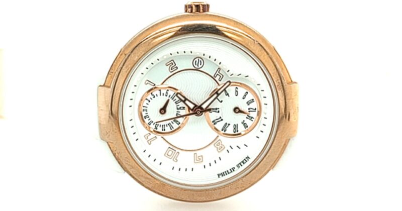 Philip Stein Active 45mm Chronograph Watch Rose Gold Plated. Needs new battery. Philip Stein Active 45mm Chronograph Watch Rose Gold Plated  main image 3