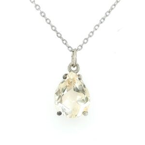 Sterling Silver Citrine Necklace