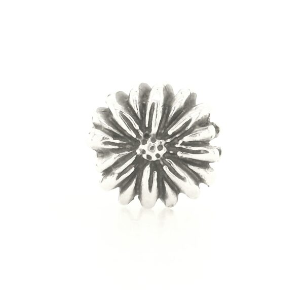 Sterling Silver Daisy Flower Bead