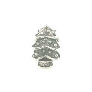 Sterling Silver Christmas Tree Bead