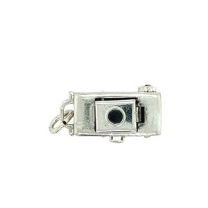 Vintage Sterling Silver 3D Opening Camera Charm