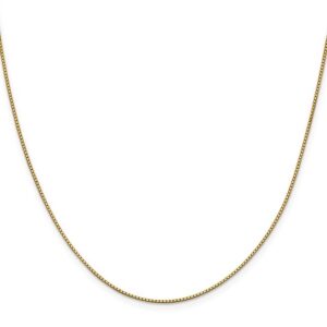 10K Y Gold .95mm Box Chain 20″
