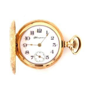 Vintage Hampden Diadem Canton O. 14K GF Pocket Watch