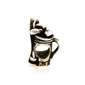 Sterling Silver Golf Clubs Bead Sterling Silver Golf Clubs Bead