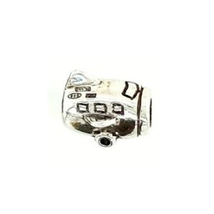Sterling Silver Airplane Bead Sterling Silver Airplane Bead