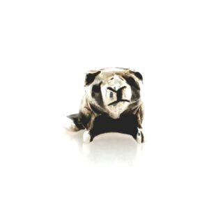 Sterling Silver Lion Bead