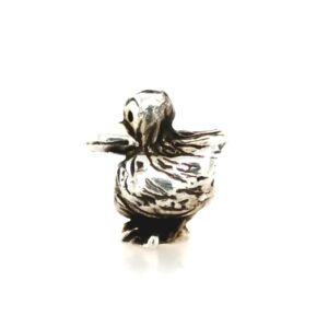 Sterling Silver Duck Bead