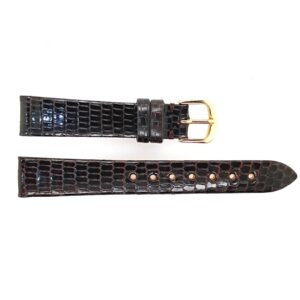 14S Brown Java Lizard Watch Band 14S Brown Java Lizard Watch Band