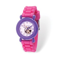 Disney Kids Minnie Mouse Time Teacher Pink Band Watch Disney Kids Minnie Mouse Time Teacher Pink Band Watch