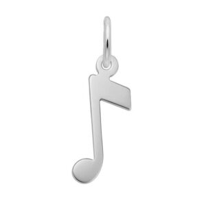 Sterling Silver Music Note Charm Sterling Silver Music Note Charm