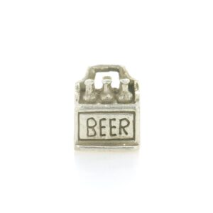 Sterling Silver 6 Pack Of Beer Bead