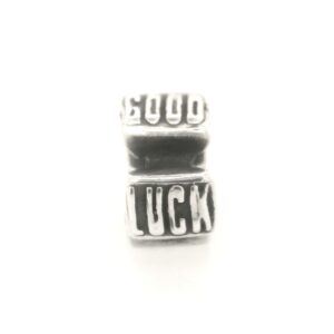 Sterling Silver RCI Bead With ‘Good Luck’