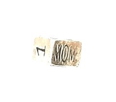 Sterling Silver # 1 Mom Bead