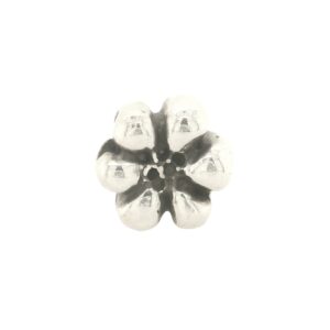 Sterling Silver Flower Bead