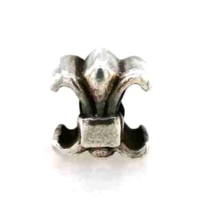 Sterling Silver Fleur-de-lis Bead Sterling Silver Fleur-de-lis Bead