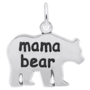 Sterling Silver Mama Bear Charm Sterling Silver Mama Bear Charm