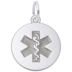 Sterling Silver Medical Symbol Charm Sterling Silver Medical Symbol Charm
