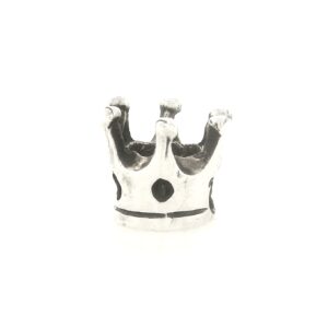 Sterling Silver RCI Crown Bead Sterling Silver RCI Crown Bead