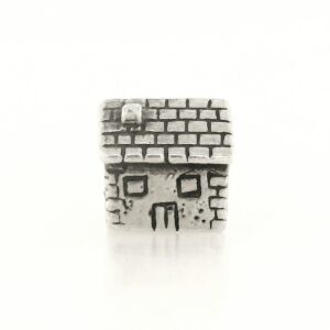 Sterling Silver Cottage House Bead Sterling Silver Cottage House Bead