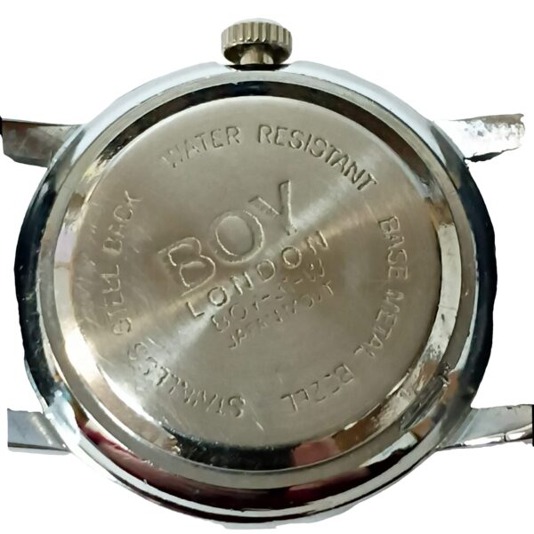 Vintage Boy London Watch with Blue and Black Band