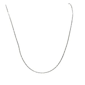 Sterling Silver Diamond Cut Wheat Link chain, 18 inches