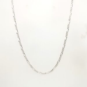 Sterling Silver Figaro Chain, 20 inches