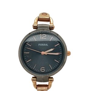 Fossil ES 3111 Stainless Steel Gunmetal and Gold Tone Watch Fossil ES 3111 Stainless Steel Gunmetal and Gold Tone Watch