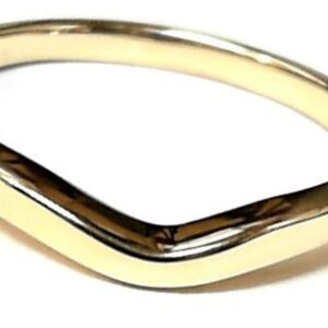 14 Karat Yellow Gold Curved Wedding Band Size 8 14 Karat Yellow Gold Curved Wedding Band Size 8