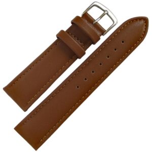 Hadley Roma 18R Brown Microfiber Vegan Watch Band