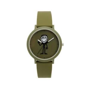 The Life is Good® by Speidel Jake Peace Sign Watch with Moss Green Band and 40mm Case