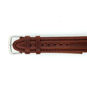 Hadley Roma Brown 20mm Regular Oil-Tan Leather Watch Band