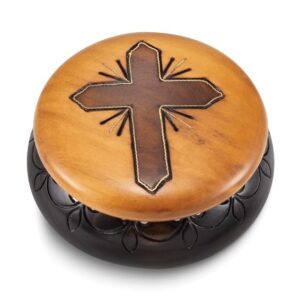 Cross Design Handcrafted Wooden Keepsake Box Cross Design Handcrafted Wooden Keepsake Box